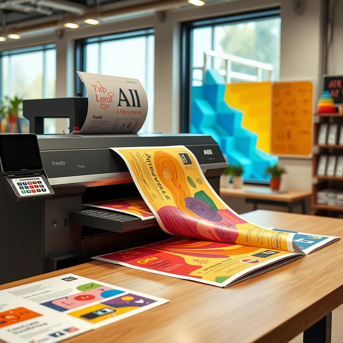 Print production showcase